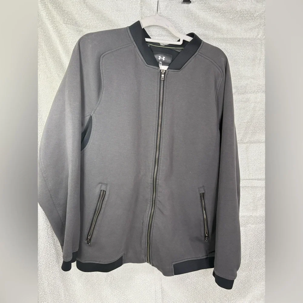 Under Armour Range Unlimited Charcoal Full-Zip Jacket size XL